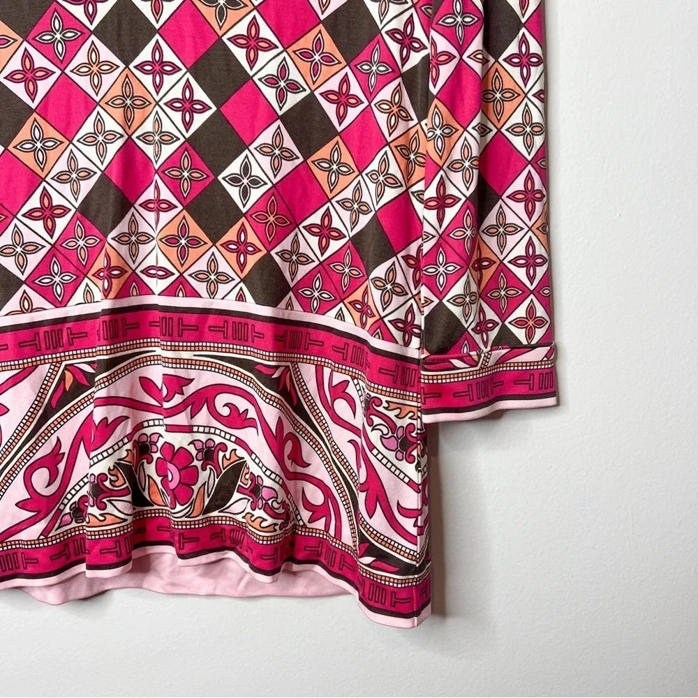 Tory Burch Beaded Silk Tunic Top